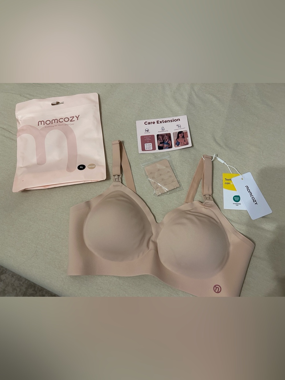 Momcozy Women's Seamless Nursing and pumping Bra Size XL NWT